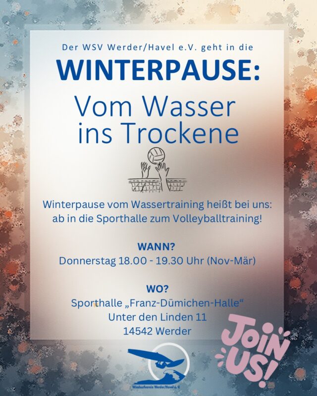 Winterpause, aber Volleyball!